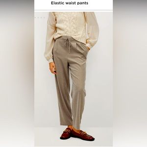 Mango elastic waist pants, would fit xs-S